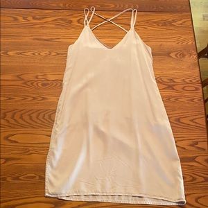 Thread & Supply blush colored slip dress